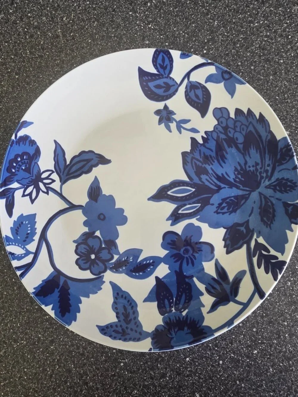 Royal Norfolk Blue Floral Dinner Plate 10.5 Inch Greenbrier International